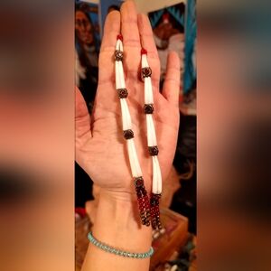 Native American Dentalium Shell Earrings* Native Made